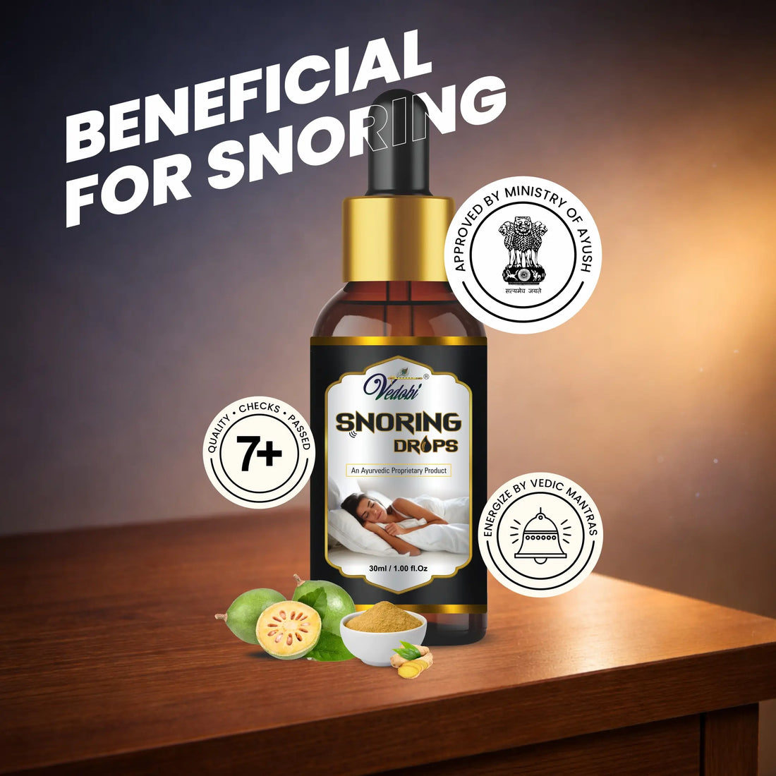 Snoring Drops 30ml - Breathe Easier, Sleep Better