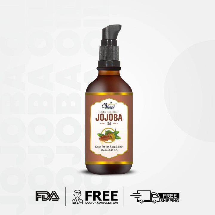 Jojoba Oil Cold Pressed 100ml - myvedobiindia