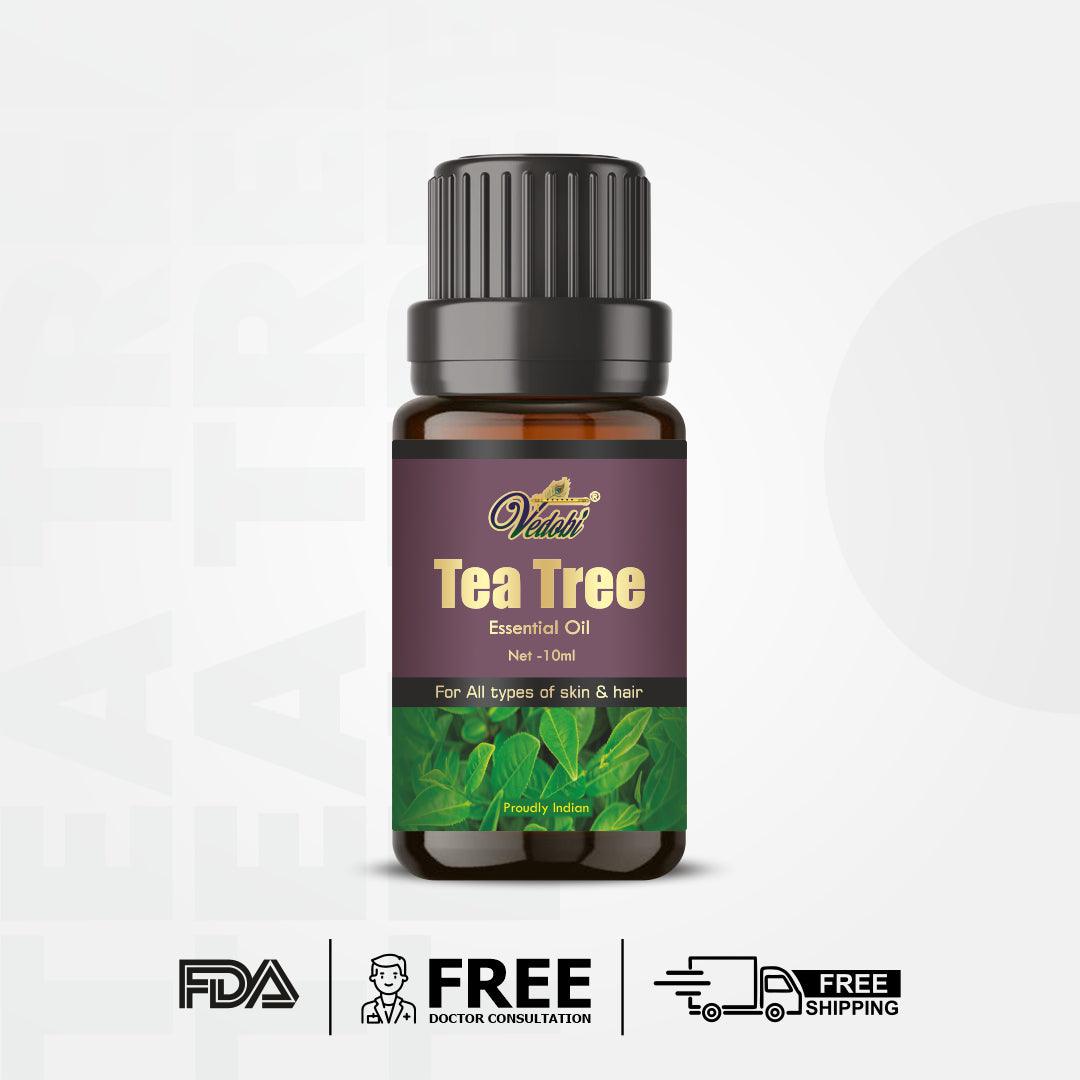 Tea Tree Essential Oil 10ml - myvedobiindia