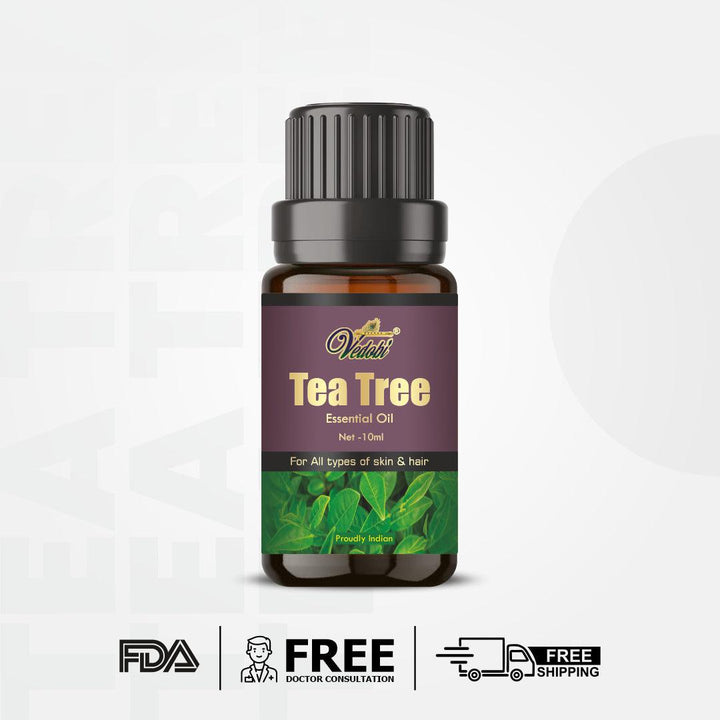 Tea Tree Essential Oil 10ml - myvedobiindia