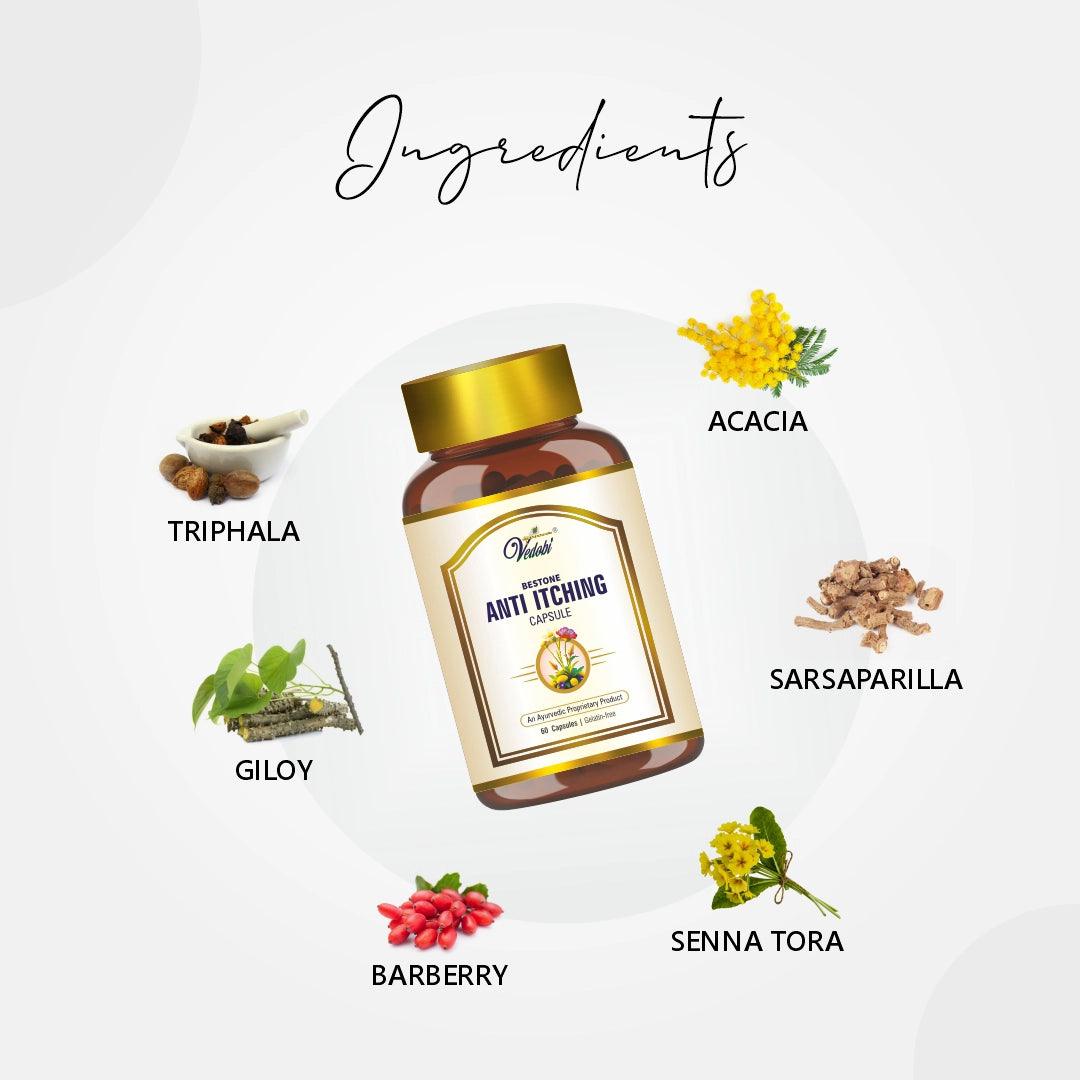 Bestone Anti Itching Capsules - myvedobiindia
