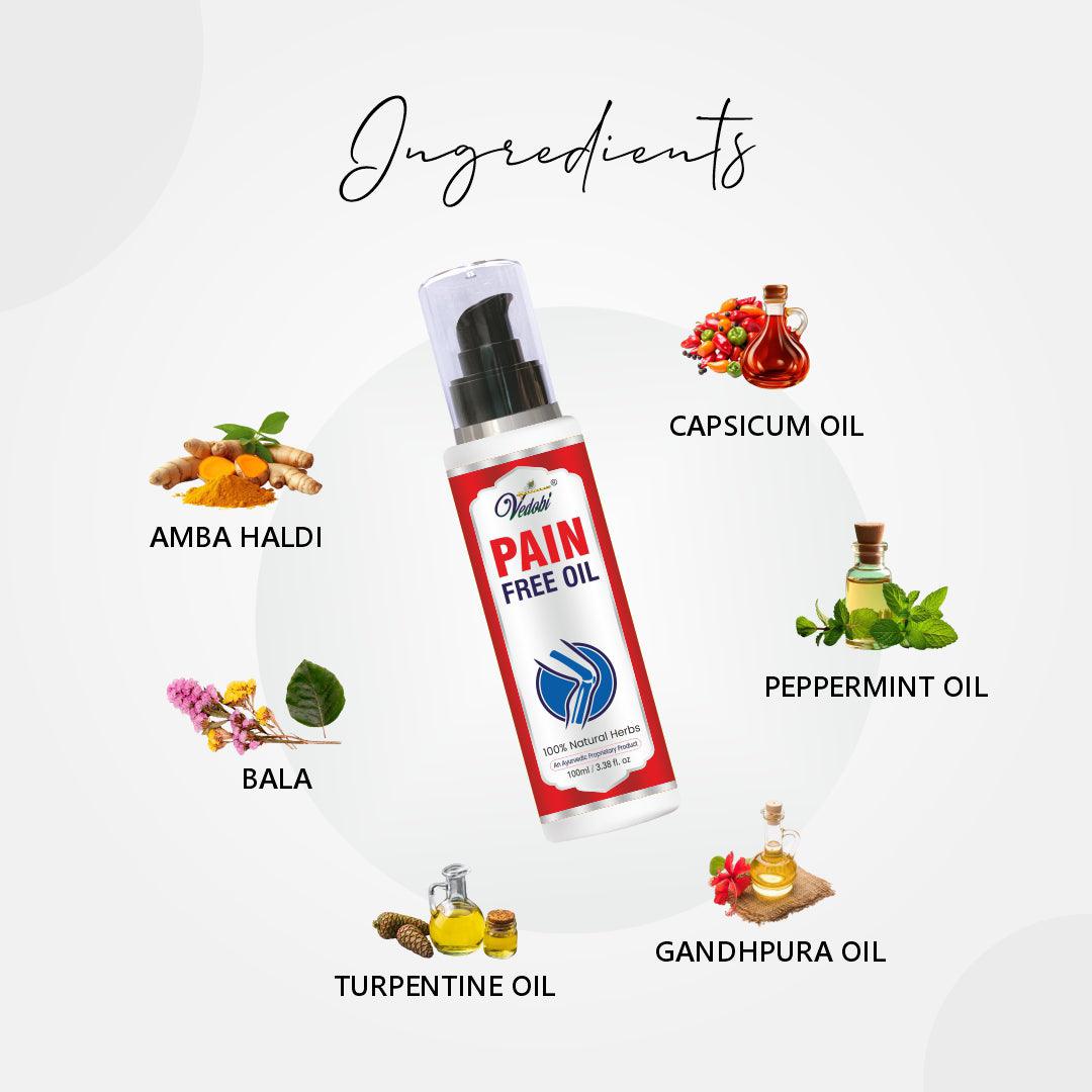 Pain Free Oil 100ml - myvedobiindia