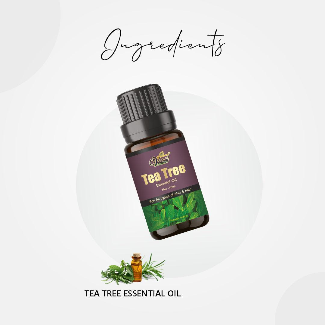 Tea Tree Essential Oil 10ml - myvedobiindia