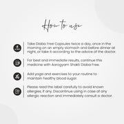 Vedobi Diaba Free Capsule (Ayurvedic Herbal Supplement for Daily Wellness)