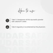 Udar Saffa Powder 100gms x 2 - myvedobiindia