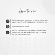 Kilkari Baby Soap Honey Butter With Lavender (Pack of 5) - myvedobiindia