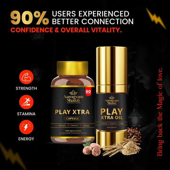 Play Xtra Capsule + Play Xtra Oil Combo