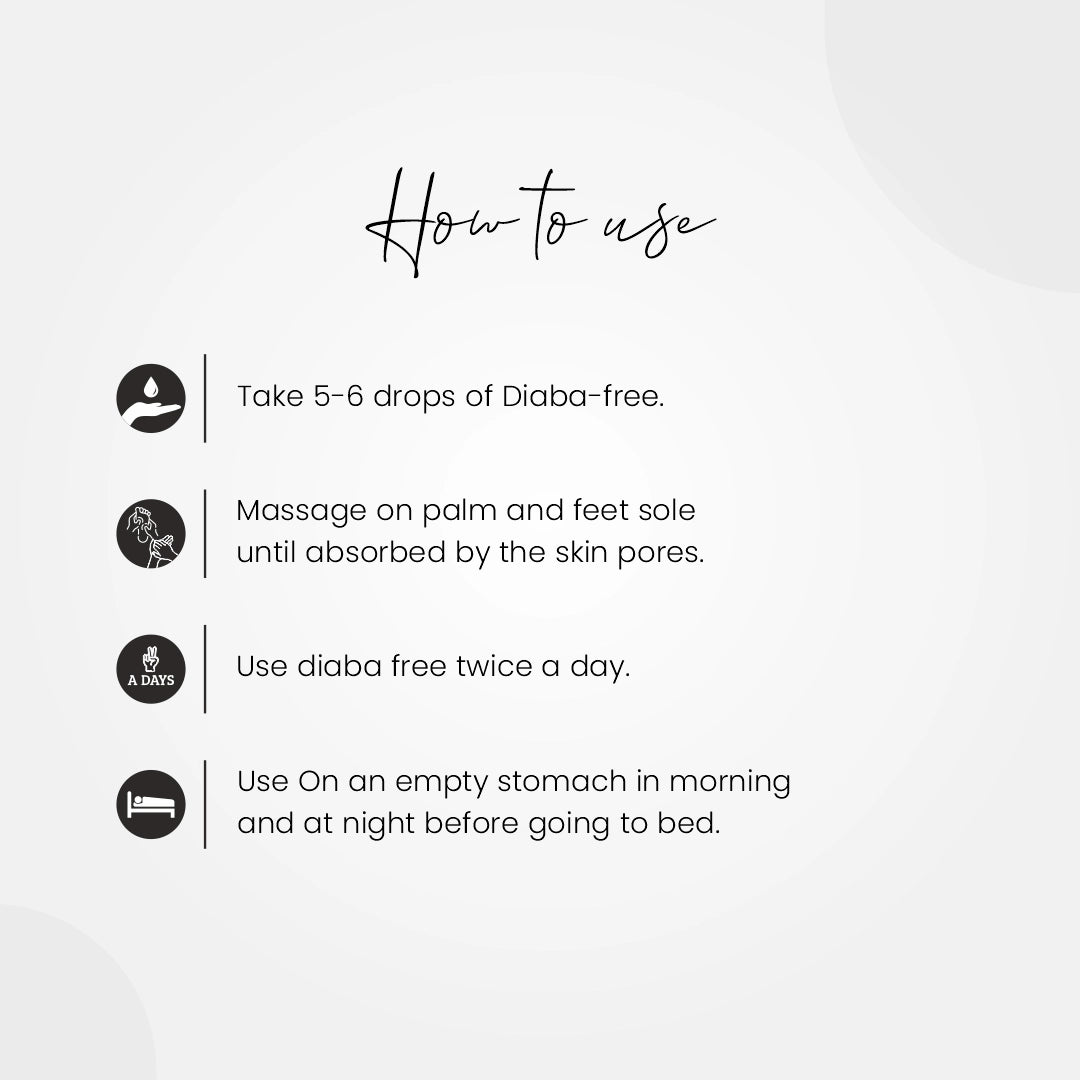 Vedobi Diaba Free Combo (110ml + 30ml + 60caps)