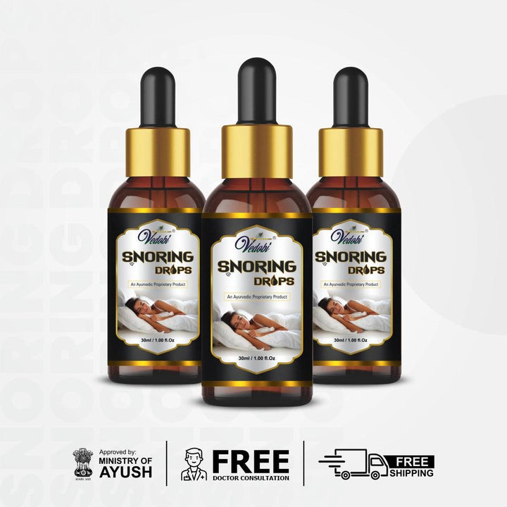 Snoring Drops (Pack of 3 Bottle) - myvedobiindia