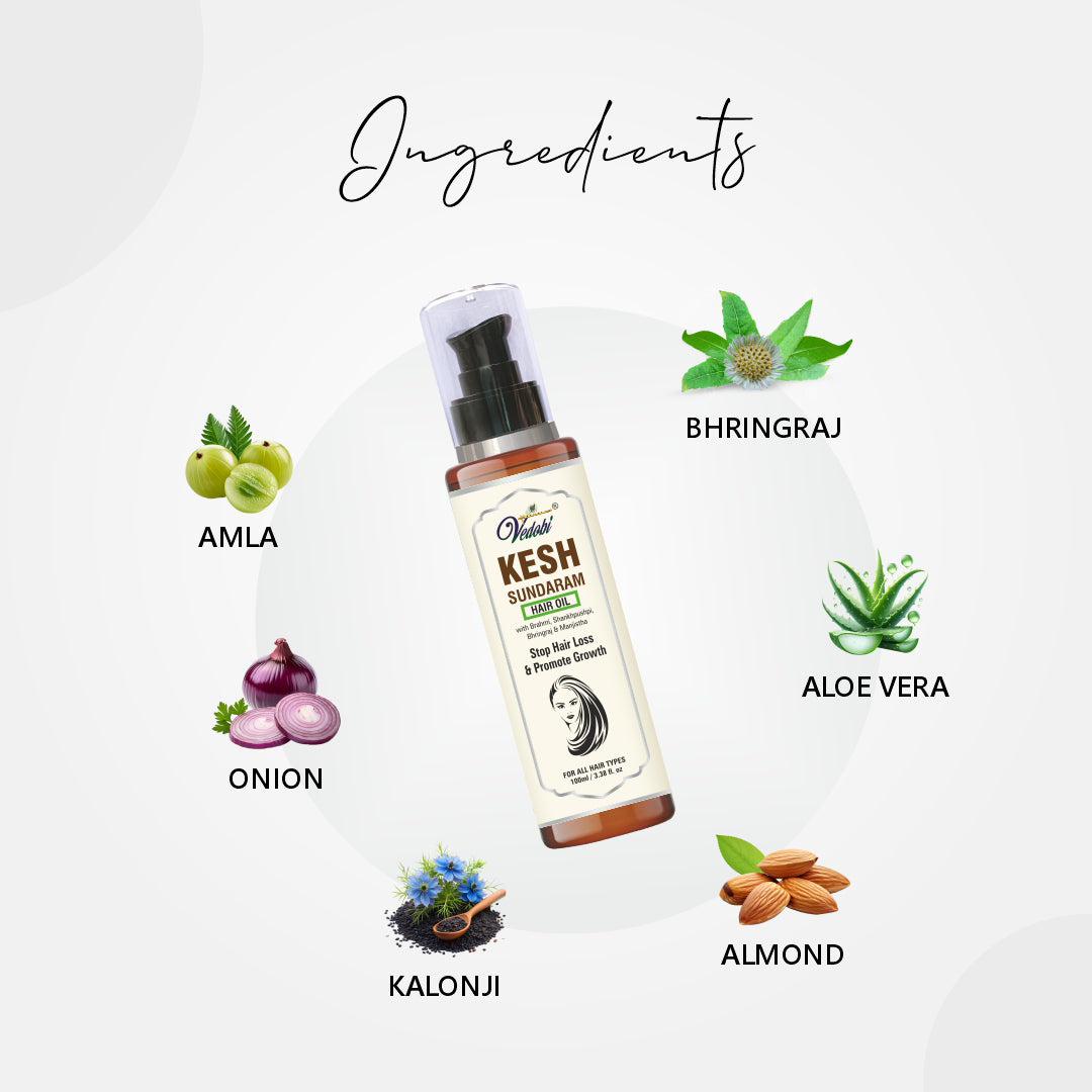 Kesh Sundaram Hair Oil 100ml x 3