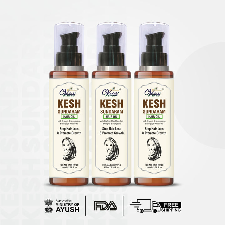 Kesh Sundaram Hair Oil 100ml x 3